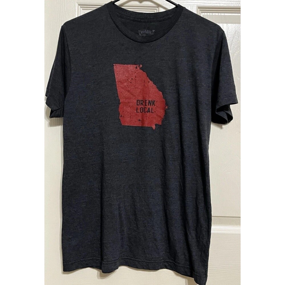 SweetWater Brewing Co. Drink Local Georgia 420 Gray T-Shirt Medium Sweet Water
